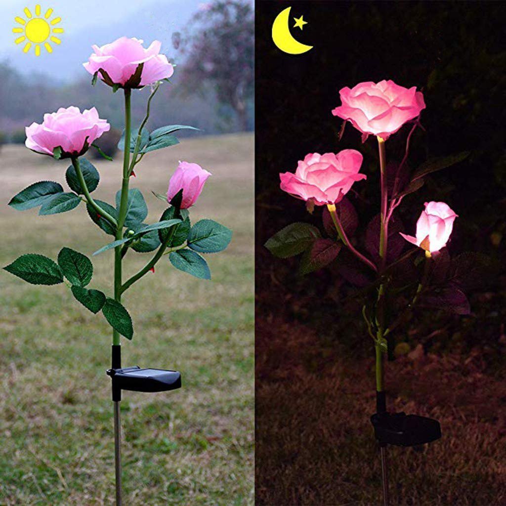 Solar LED Roses - Lumina Bloom