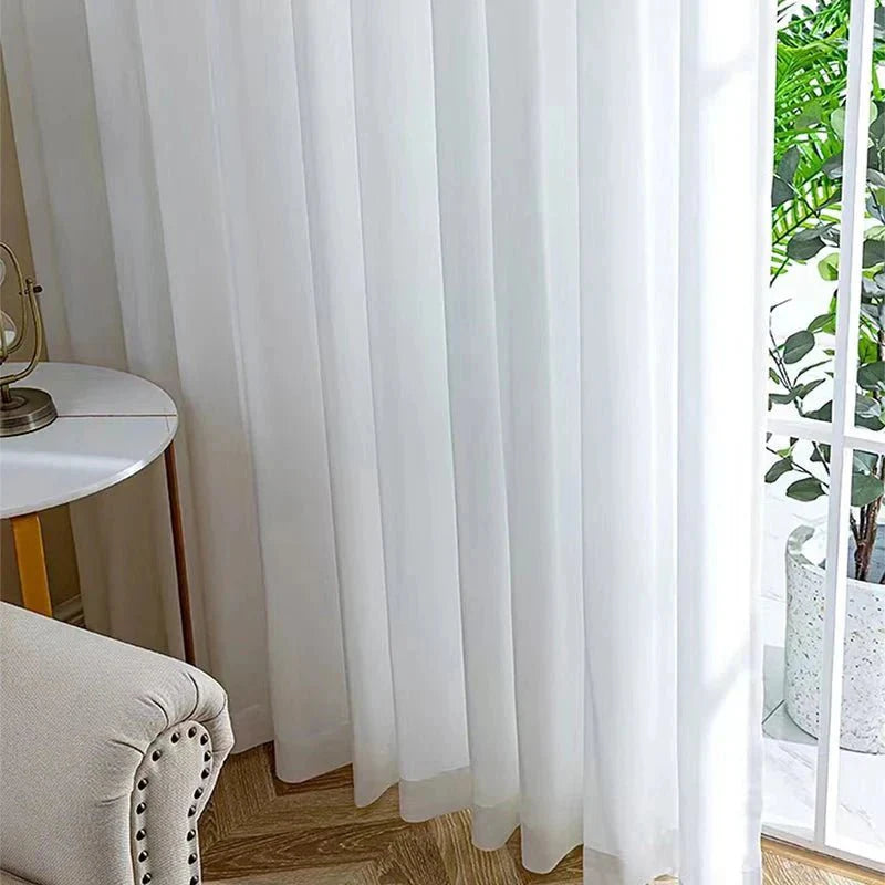 Tulle Curtains for Living Room - Luxe Drapery Co.