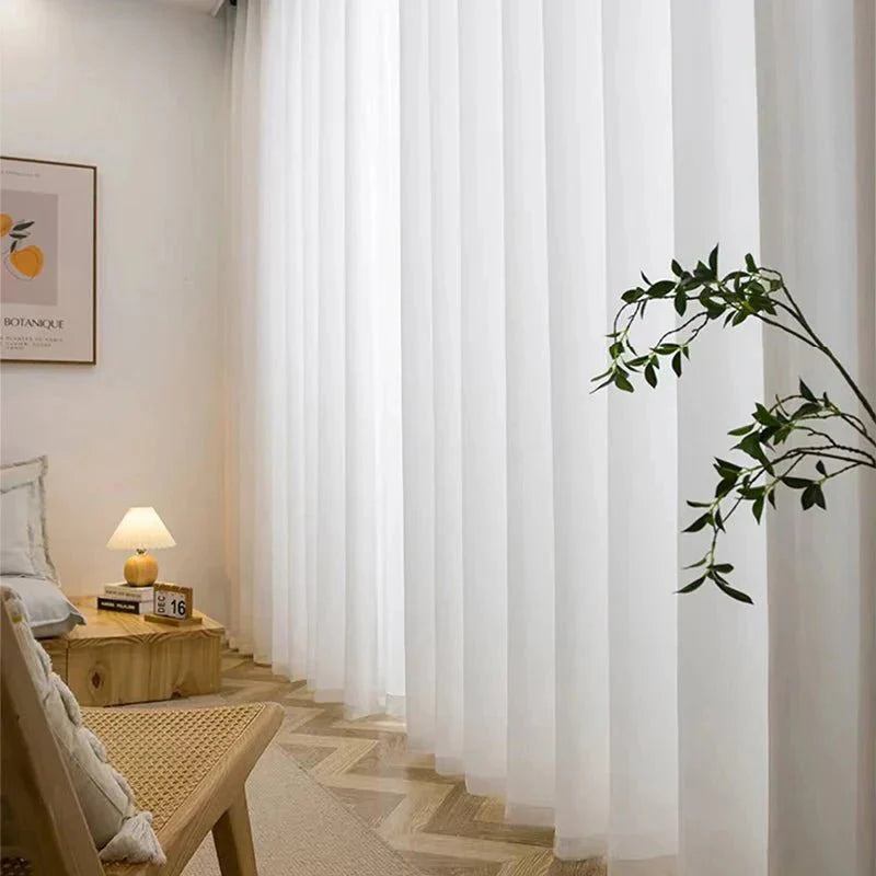 Tulle Curtains for Living Room - Luxe Drapery Co.