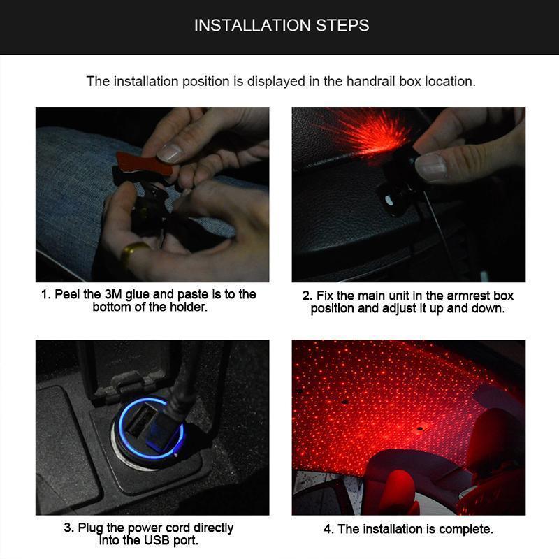 Starry Sky Car Light - LuminaGlow