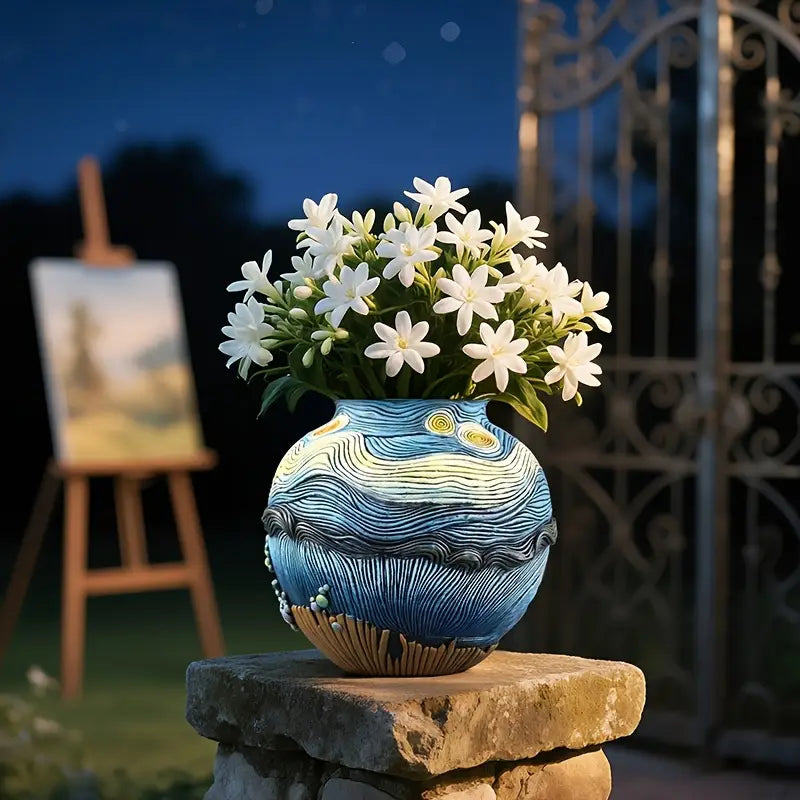 Van Gogh Vase - Artistry by Celestial Creations