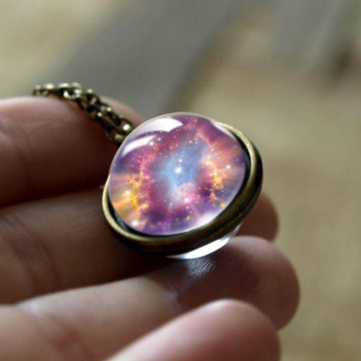 Galaxy Pendant Necklace - Celestial Luxe