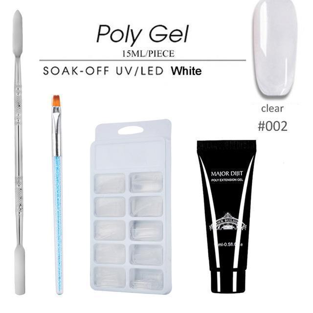 Poly Gel Nail Extension Kit - LuxeNail Pro