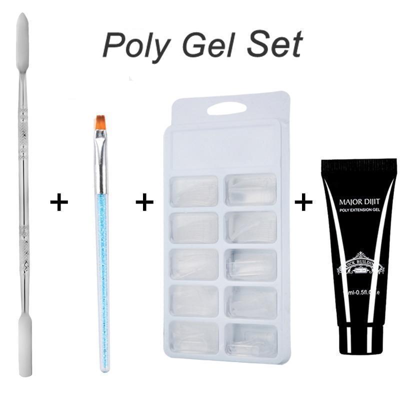 Poly Gel Nail Extension Kit - LuxeNail Pro