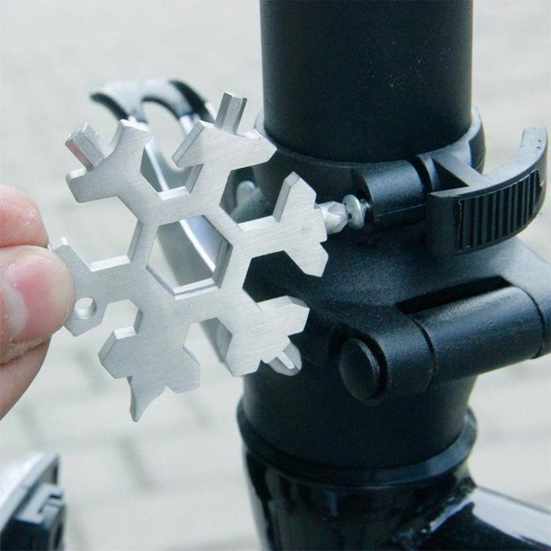 Stainless Steel Snowflake Multi-Tool - GearCraft Elite