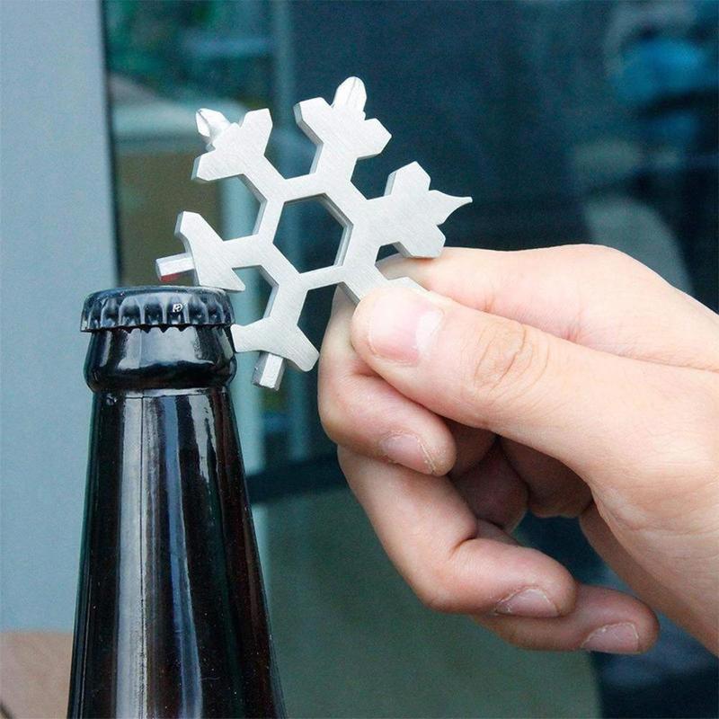 Stainless Steel Snowflake Multi-Tool - GearCraft Elite