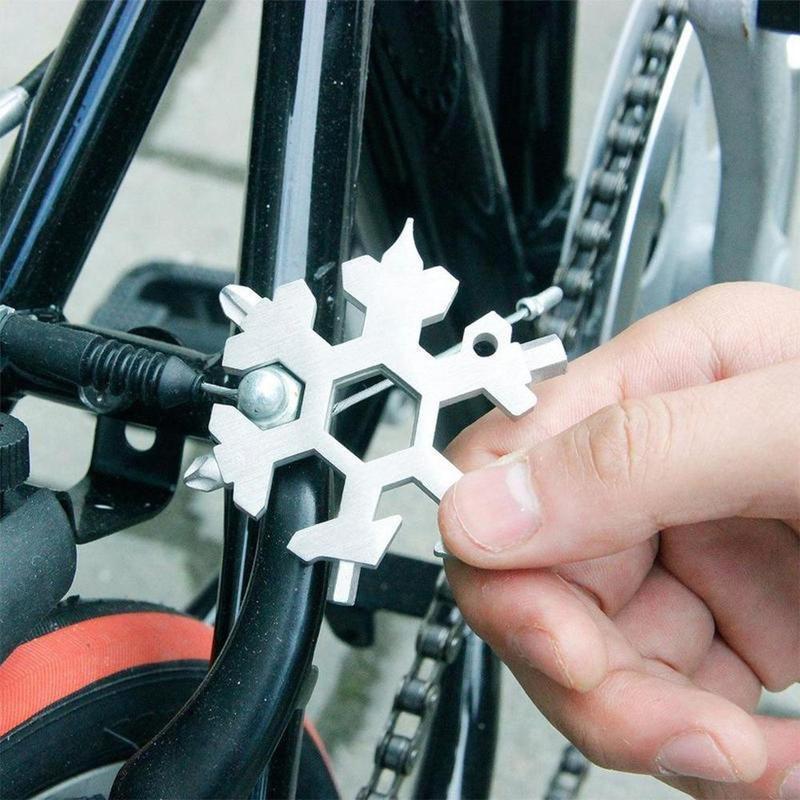 Stainless Steel Snowflake Multi-Tool - GearCraft Elite