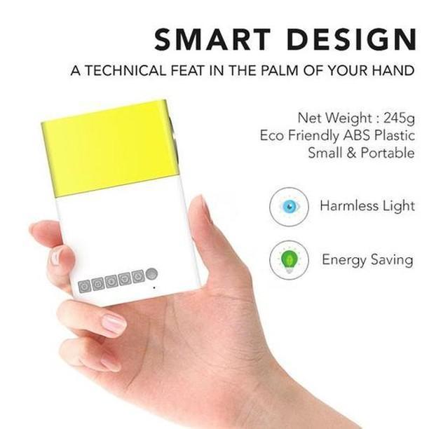 Ultra Bright 600lm HD Pocket Projector - LuminaTech