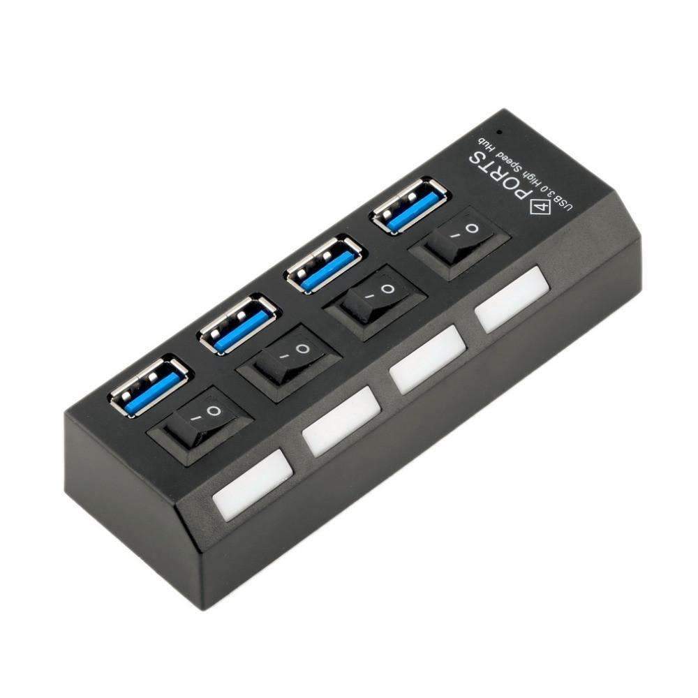 USB 3.0 Hub 4 Ports with On/Off Switch - NexConnect