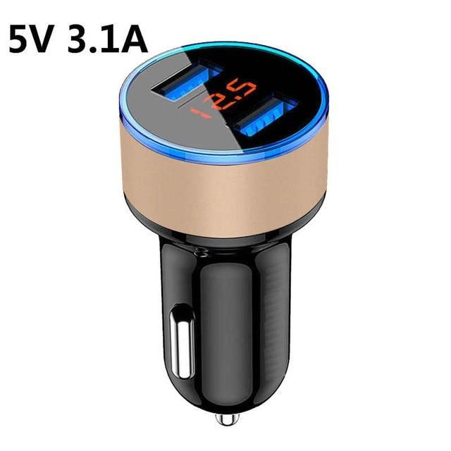 Fast Charge Dual USB Car Charger - Voltix Premium