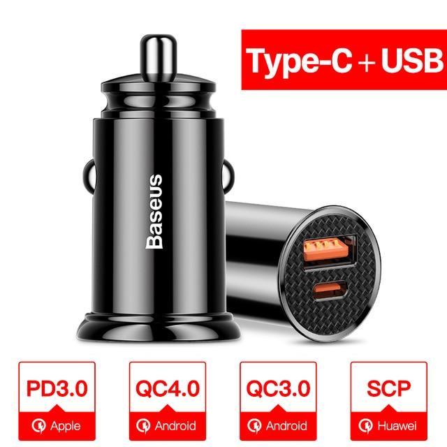 Fast Charge 4.0 USB Car Charger - Voltix Premium