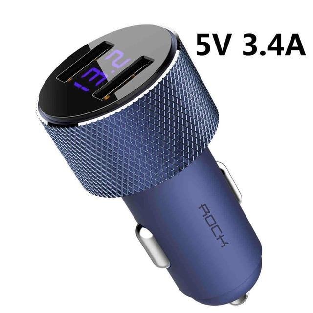 Fast Charge Dual USB Car Charger - Voltix Premium