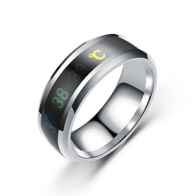 Intelligent Temperature Sensing Couple Rings - LuxeBond