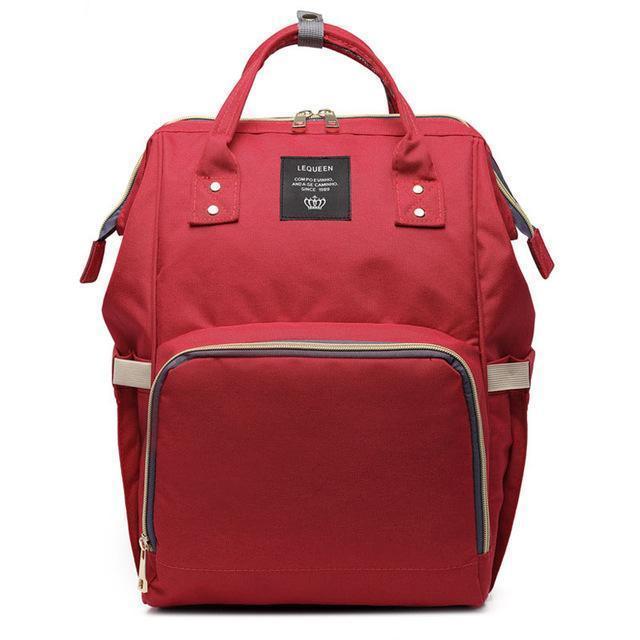 Diaper Backpack - LuxeMommy with Insulated Pockets