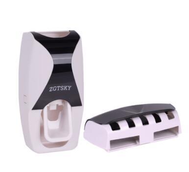 Automatic Toothpaste Dispenser with Toothbrush Holder Set - LuxeBath