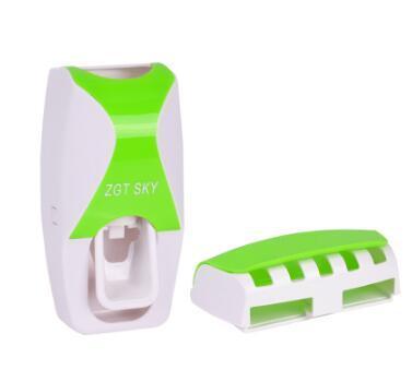 Automatic Toothpaste Dispenser with Toothbrush Holder Set - LuxeBath