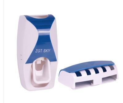 Automatic Toothpaste Dispenser with Toothbrush Holder Set - LuxeBath