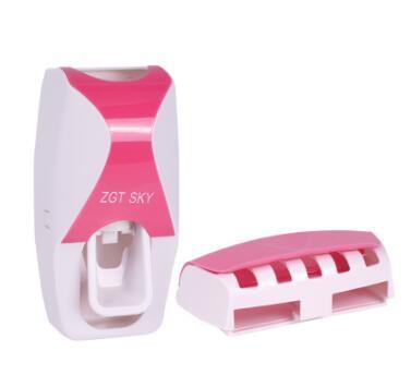 Automatic Toothpaste Dispenser with Toothbrush Holder Set - LuxeBath