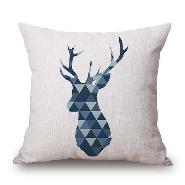Geometric Animal Cushion Cover - LuxeNest Designs