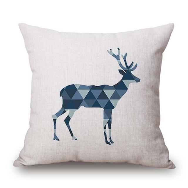 Geometric Animal Cushion Cover - LuxeNest Designs