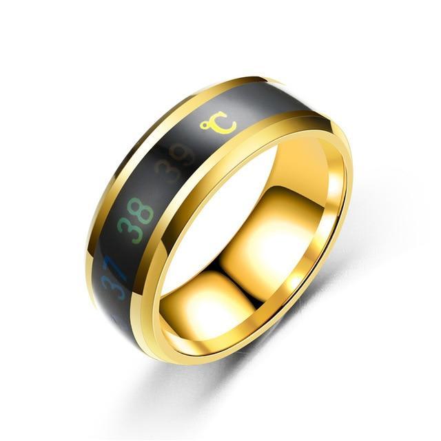 Intelligent Temperature Sensing Couple Rings - LuxeBond