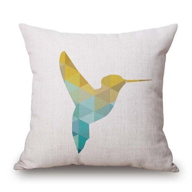 Geometric Animal Cushion Cover - LuxeNest Designs