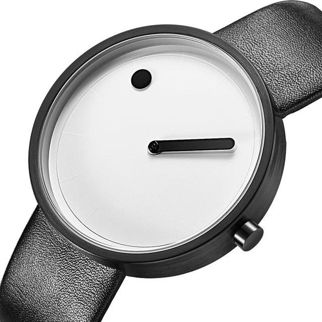 Quartz Watch for Men - LuxeTime Black Designer Timepiece