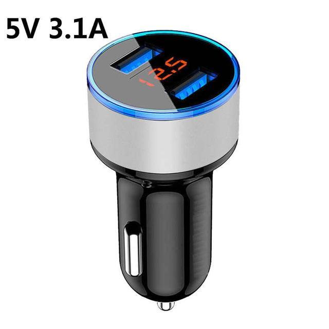 Fast Charge Dual USB Car Charger - Voltix Premium