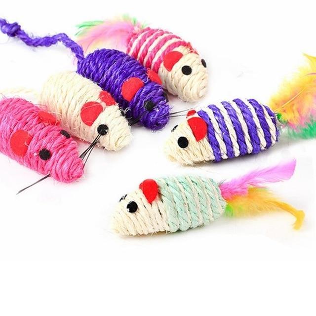 Interactive Cat Feather Wand - Purrfect Play