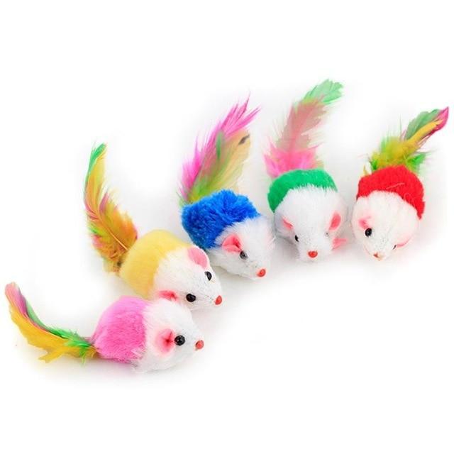 Interactive Cat Feather Wand - Purrfect Play
