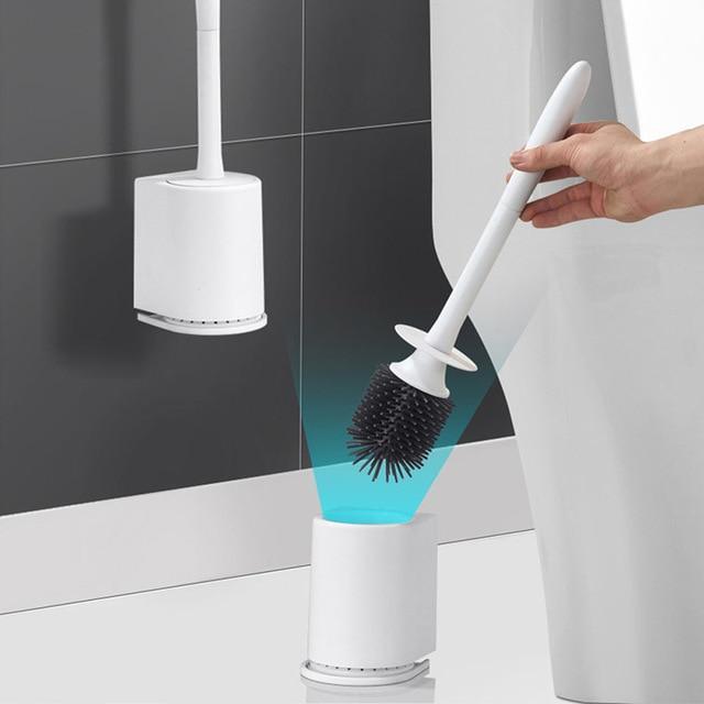 Magnetic Bathroom Cleaning Brush Set - PureClean Essentials