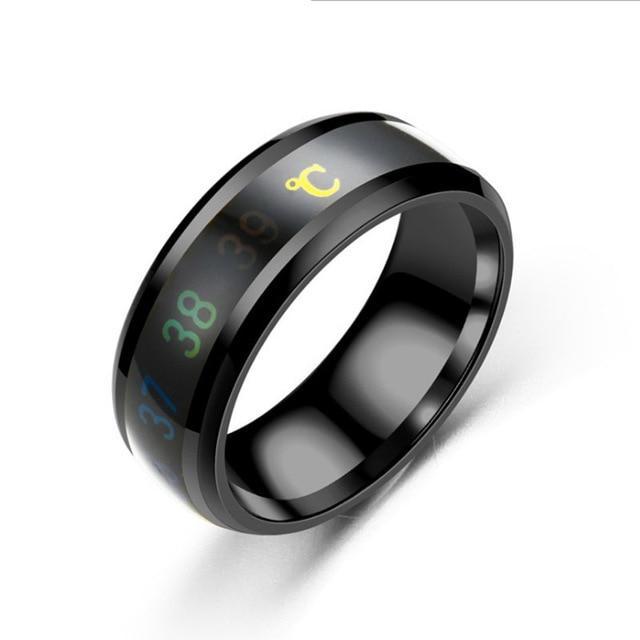 Intelligent Temperature Sensing Couple Rings - LuxeBond