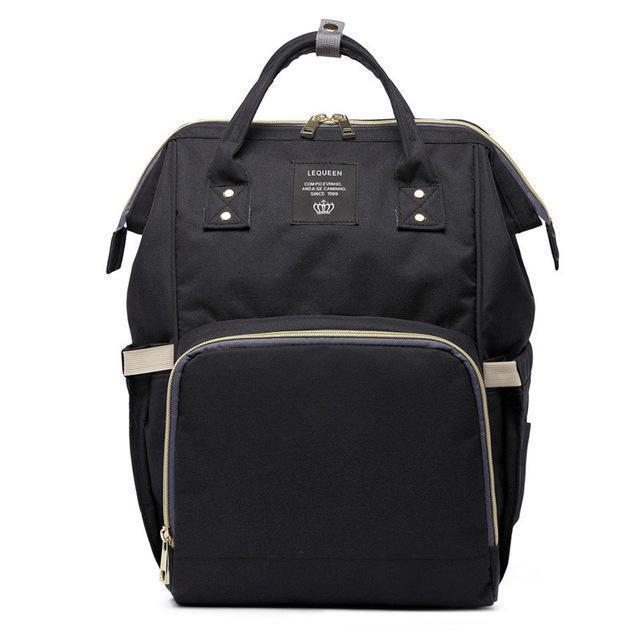 Diaper Backpack - LuxeMommy with Insulated Pockets