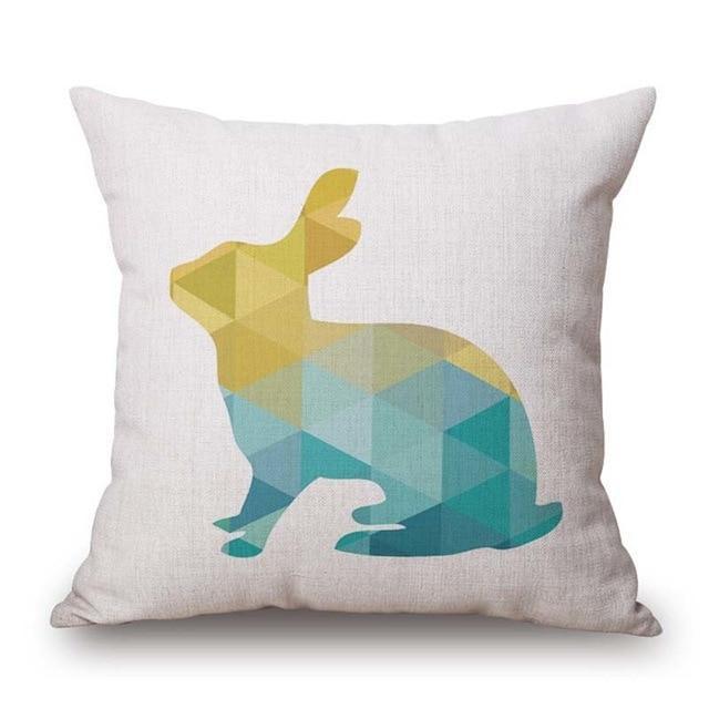 Geometric Animal Cushion Cover - LuxeNest Designs