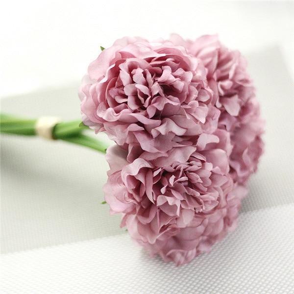 Faux Peony Bouquet - Luxe Flora