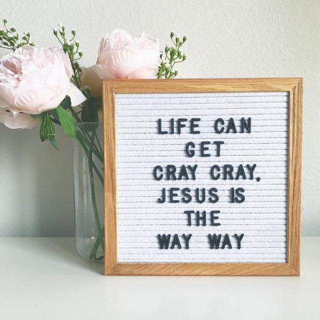 Felt Letter Board - LuxeCraft Designs