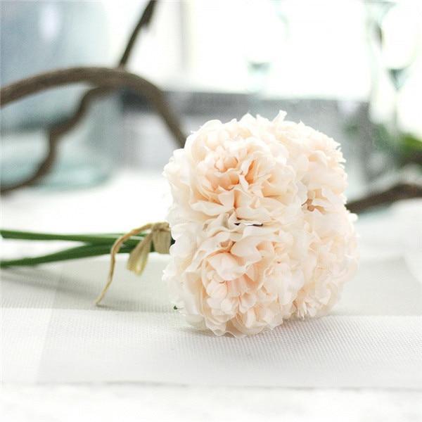 Faux Peony Bouquet - Luxe Flora