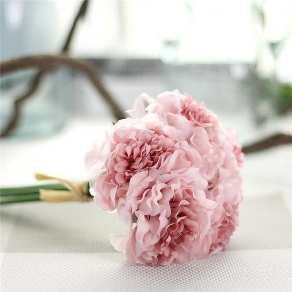 Faux Peony Bouquet - Luxe Flora