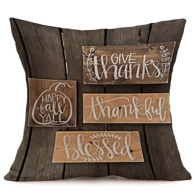 Fall Pillow Cases - LuxeNest Decor