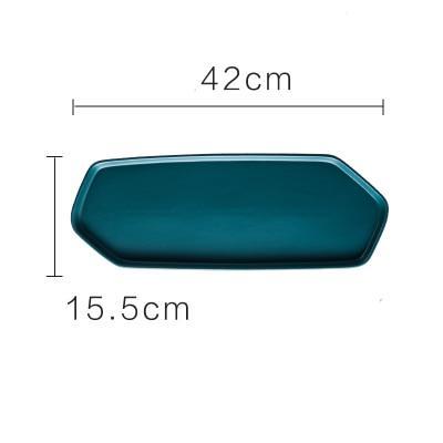 Geometric Serving Platter - LuxeCraft Designs
