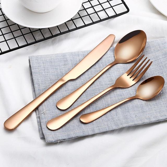 Premium Stainless Steel Cutlery Set - Elegance Essentials