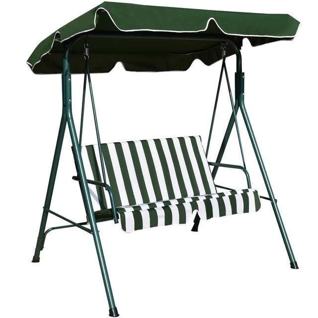 Outdoor Patio Loveseat Canopy Swing - LuxeGarden