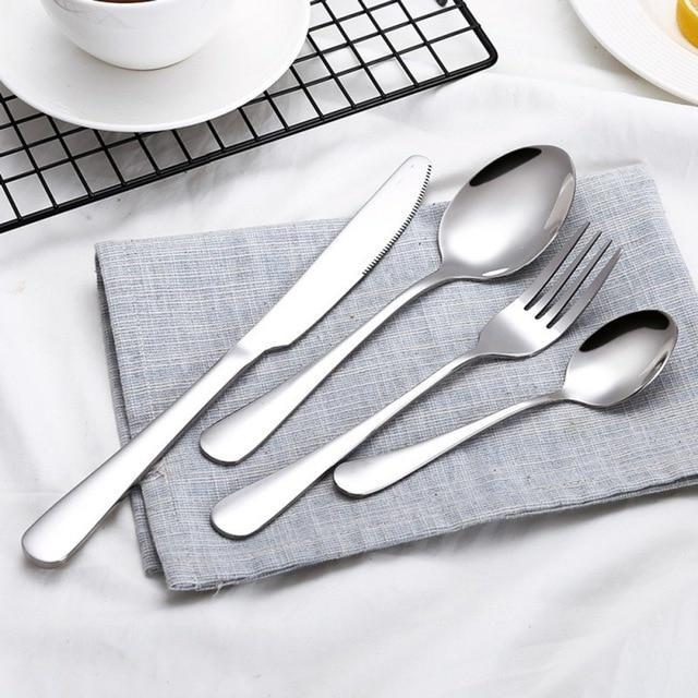 Premium Stainless Steel Cutlery Set - Elegance Essentials