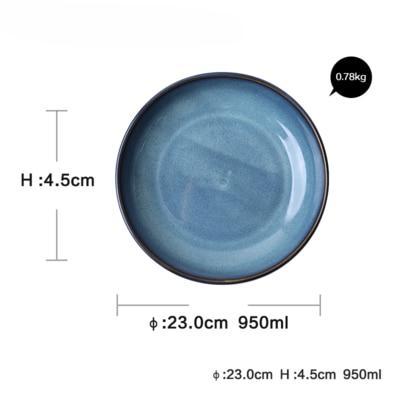 Ceramic Serving Bowl - Azure Home Essentials