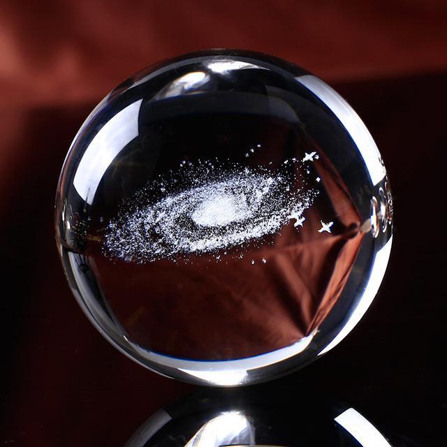 Galaxy Crystal Ball - Stellar Engraving Co.