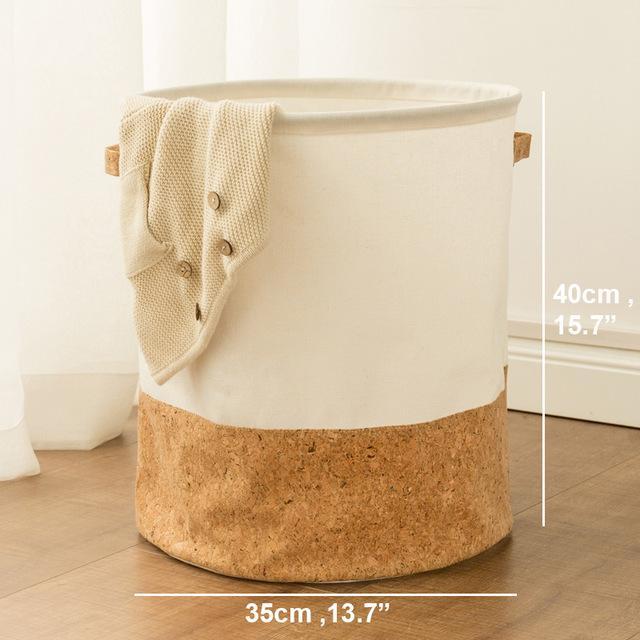 Canvas Laundry Basket - LuxeHome Essentials