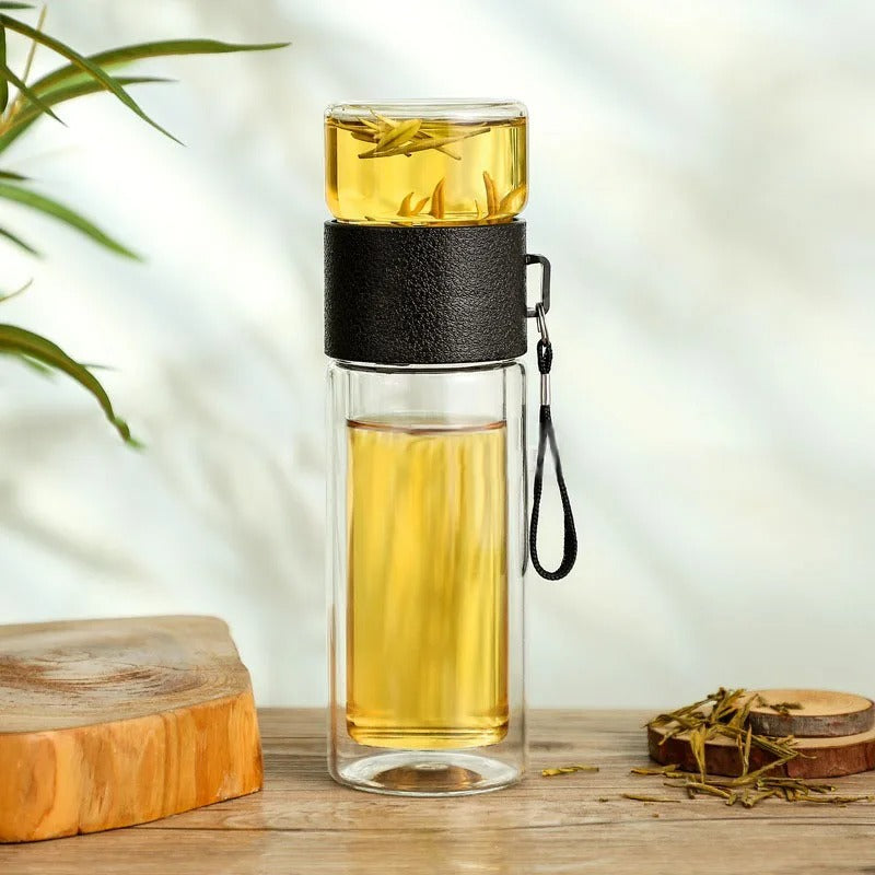 Glass Thermos Bottle - PureSip