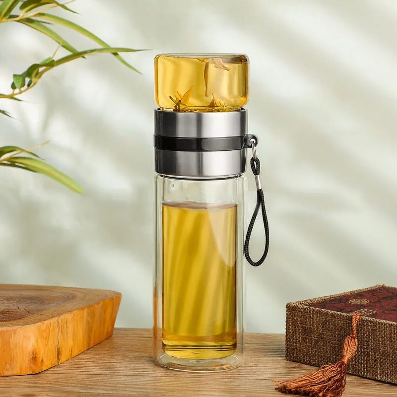 Glass Thermos Bottle - PureSip