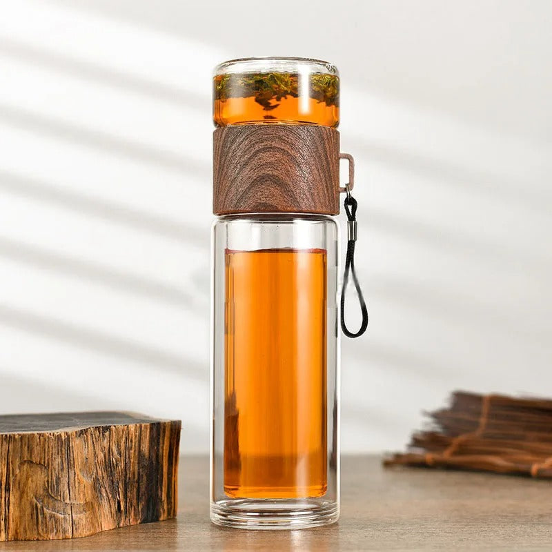 Glass Thermos Bottle - PureSip