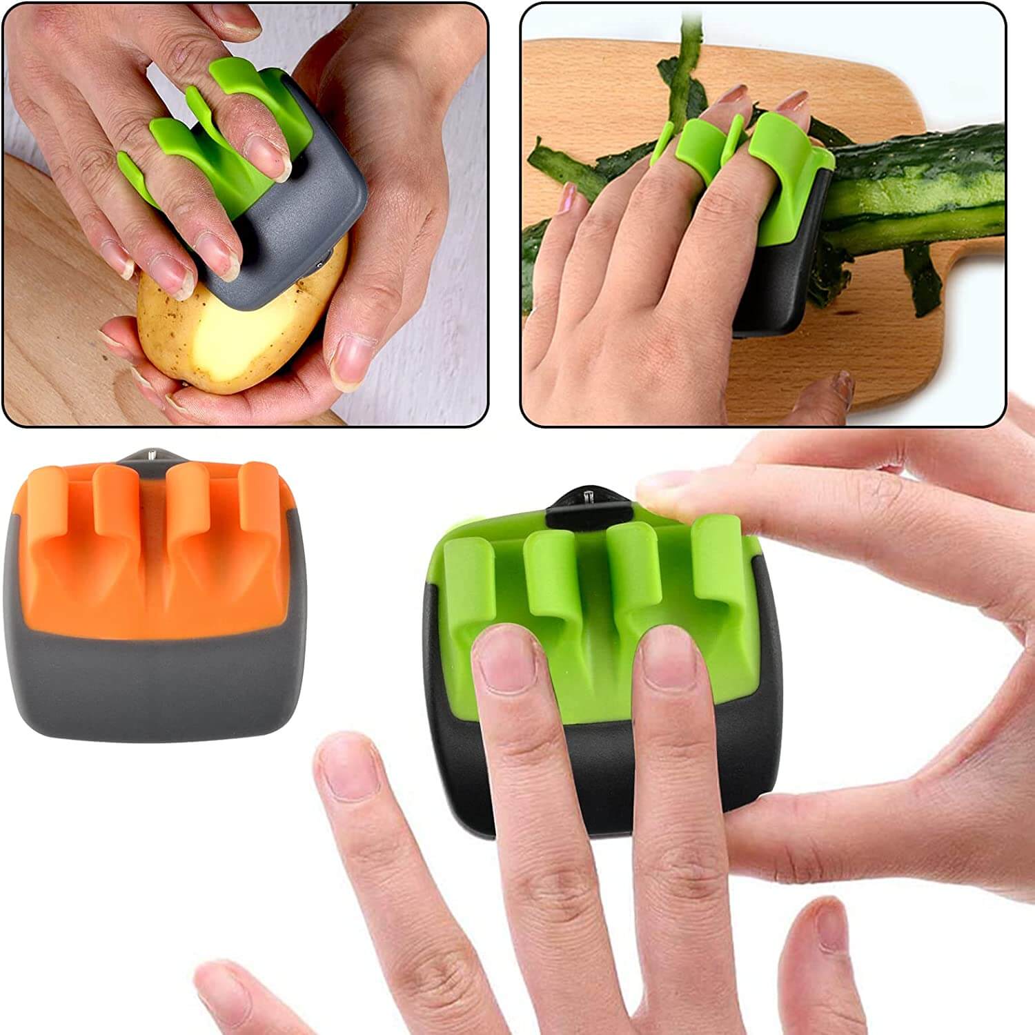 Vegetable Peeler with FingerGuard - ChefMaster Pro